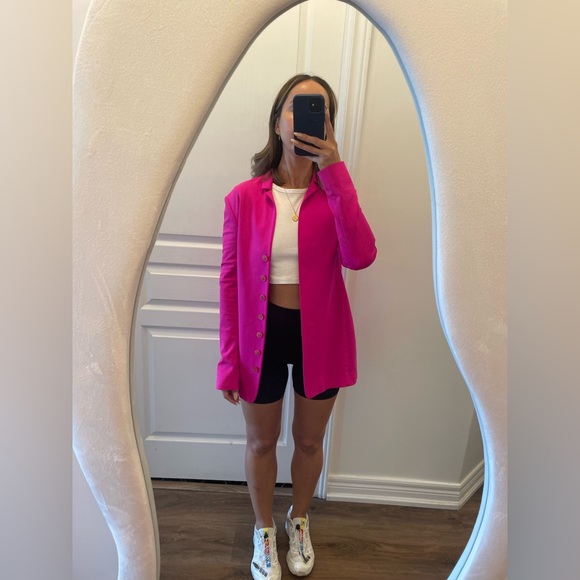 Jill Sander hot pink blazer - Picture 4 of 7